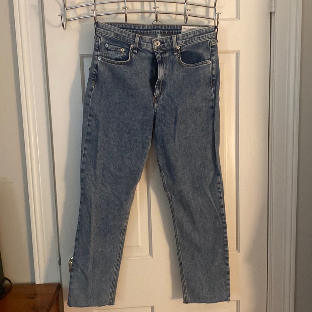 Rag & Bone high-rise ankle cigarette Nina jean size 30